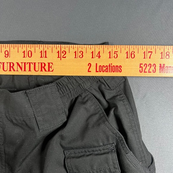 5.11 Tactical Women Black Ripstop Cargo Pants Size 12 Regular Work Outdoor - Picture 3 of 8